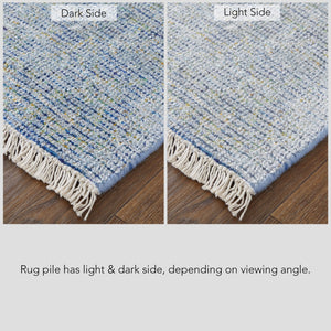 Feizy Rugs Caldwell Handwoven Wool And Viscose Area Rug - Timeless Transitional Charm For Elegant Spaces Blue,Gray Wool,Viscose 8798803fblumltc50