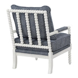 OSP Home Furnishings Kaylee Spindle Chair Indigo