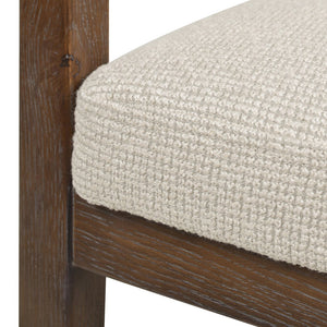English Elm Jennifer Taylor Home - Americana Mid-Century Modern 26" Cane Back Counter Stool – Stylish Taupe-Biege Upholstery & Oak Frame B2719P238383