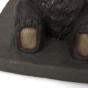 English Elm Christopher Knight Home® - BEAR Umbrella Base Dark Brown Concrete Resin Finish, Handcrafted Lightweight Design, No Assembly Needed 67766.00DBRN