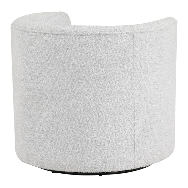 OSP Home Furnishings Cleo Swivel Chair Fog Fog