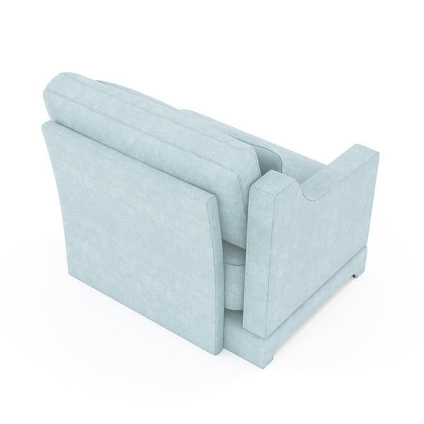 English Elm 30 Tufted Chenille Left Corner Sofa Modular Living Room Sectional with Lumbar Pillow W714P297558