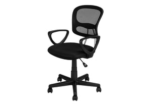 English Elm Office Chair Kids Ergonomic Mid-Back with Breathable Black Mesh, Padded Seat, Adjustable Height, Swivel B2710P219666
