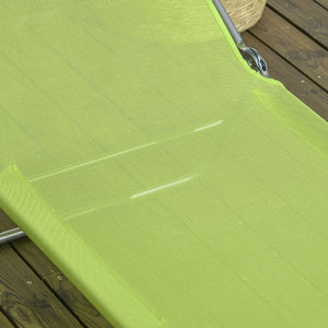 English Elm Outsunny 2 Piece Folding Chaise Lounge Chairs Set, Adjustable Outdoor Pool Loungers With Headrest W2225P174370-GIGA