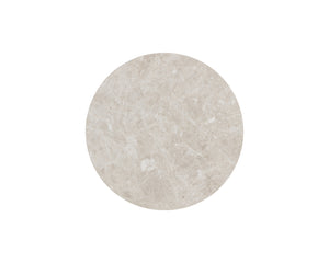 Sunpan Orlo End Table - Elegant Grey Marble Top with Antique Brass Base, Handcrafted for Unique Style