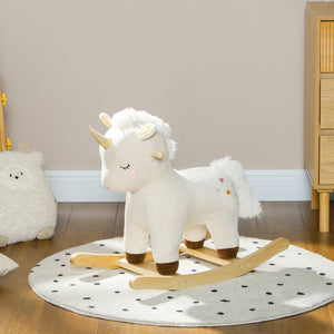 English Elm Qaba Plush Dinosaur Toddler Rocker with 32 Songs Hand Puppet and Safe Wooden Base W2225P249748