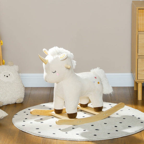 English Elm Qaba Plush Dinosaur Toddler Rocker with 32 Songs Hand Puppet and Safe Wooden Base W2225P249748