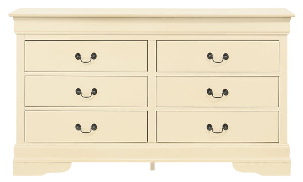 English Elm Louisphillipe G02175-D Beige Dresser - Classic Elegance, Durable Design & Ample Storage For Bedrooms B078107853