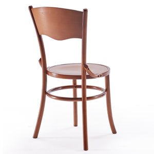 English Elm Solid Solid Wood Dining Chairs Set of 2 Rustic Farmhouse Mid Century Kitchen Seating, Fully Assembled Dark Walnut T3623P408536