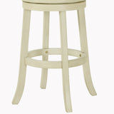 English Elm Jayser Beige Stool With Flared Legs