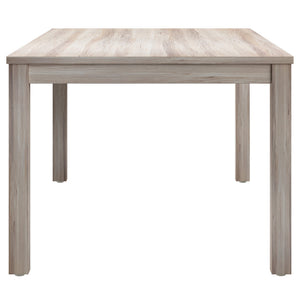 English Elm Wallace & Bay - Beige Wood Coffee Table 51" L Rectangular Slim Profile Light Finish Straight-Leg Modern Casual Style B2709P406269