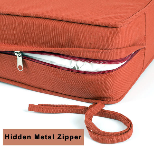 English Elm Outdoor Deep Seat Cushions for Patio Furniture Waterproof Replacement Chair Cushions Set of 2 17x15x16 Durable Comfort Red W419P290494