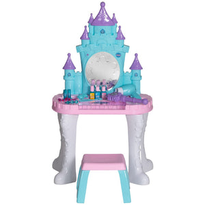 English Elm Qaba Kids Castle Vanity Set With Mirror, Lights, Music & 18 Accessories For Creative Play Ages 3-6 W2225P249751-GIGA