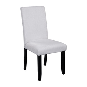 English Elm Modern Tufted Dining Chairs Set of 4 Linen Upholstered with Rubberwood Legs Beige N752P245708A