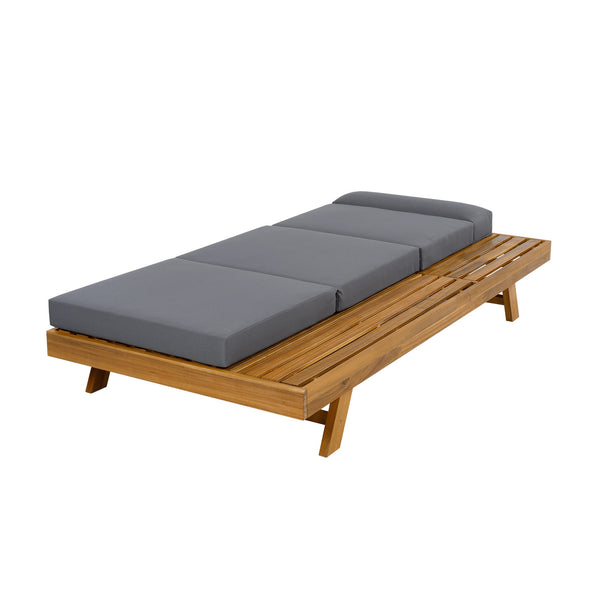 English Elm Christopher Knight Home® - Lounge Chaise Set With Adjustable Headrest, Weather-Resistant Cushions For Stylish Outdoor Comfort N770P253442T_N770P285267G