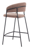 Josephine Counter Stool - Set of 2 Brown 109672 Zuo Modern