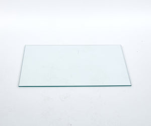 English Elm Tempered Clear Glass Square Table Top 80cm Polished Edges Modern Interior Surface W234P363933