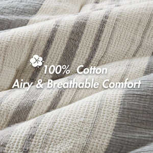 English Elm 3PCS King Comforter Set – Plush Washed Microfiber Comforter & Shams, Hypoallergenic 100% Poly Fill Luxury Grey 23.03 L x 21.46 W x 14.17 H B035P341115