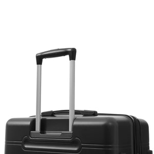 English Elm 6 Piece Hardshell Abs Travel Set with Spinner Wheels Combination Lock and Toiletry Bag N732P391465B