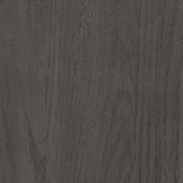 English Elm Lavon Oval Dining Table with Extension Leaf & Built-In Storage in Medium Grey — Elegant, Versatile Design B062P344903