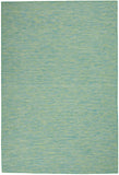 POS01 Positano Outdoor Rug - Stylish Blue Green Flatweave for Indoor and Outdoor Spaces, Easy Care