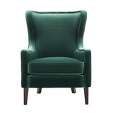 Rosco Velvet Accent Chair w/