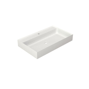 English Elm Stone Resin Seamless Vanity Basin Sculptural Sink for Modern Spa Bathrooms T3785P355779