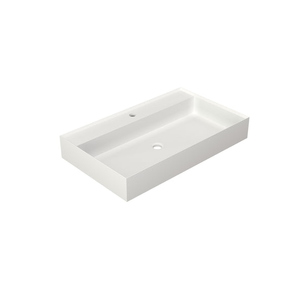 English Elm Stone Resin Seamless Vanity Basin Sculptural Sink for Modern Spa Bathrooms T3785P355779
