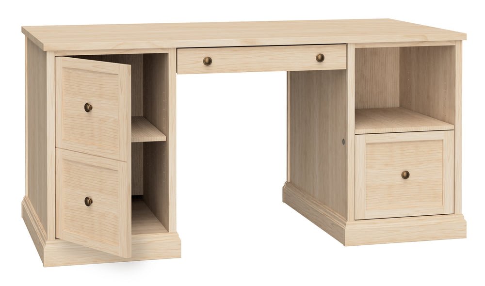 Hekman Custom Office Pedestal Desk EC60P Hekman Furniture