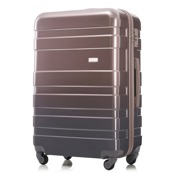English Elm Luggage Sets 3 Piece Abs Hardshell Spinner Suitcase with Tsa Lock Lightweight Travel N726P203164G