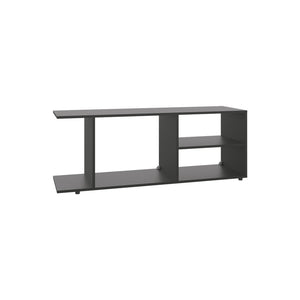 English Elm Entertainment Center Barton Black – Compact Engineered Wood TV Stand with Spacious Shelves & Ample Storage B092P238705