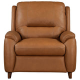 Parker House Austin - Caramel Cream Power Reclining Sofa And 2 Recliners Brown Top Grain Leather With Match (X) Maus-311ph-cmcr