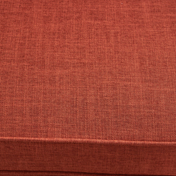 English Elm Christopher Knight Home® - LOVESEAT Elegant Two-Seater with Button-Tufting and Rolled Arms, 100% Polyester Fabric Comfort Orange 61035.00MORG