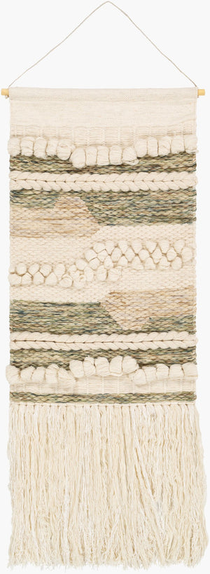 Livabliss Artifice Hand-woven Viscose Wool Wall Hanging Bohemian Textile Art for Entryways AFC1001-2442