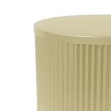 Christopher Knight Home® - Noble House - - Golden Round Side Table With Vertical Stripes