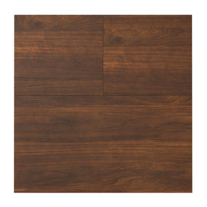 English Elm Hunter Solid Wood Lift Top Square Table with Gold Hairpin Legs and Hidden Storage B136P429092