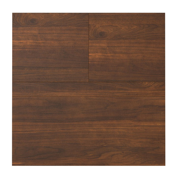 English Elm Hunter Solid Wood Lift Top Square Table with Gold Hairpin Legs and Hidden Storage B136P429092