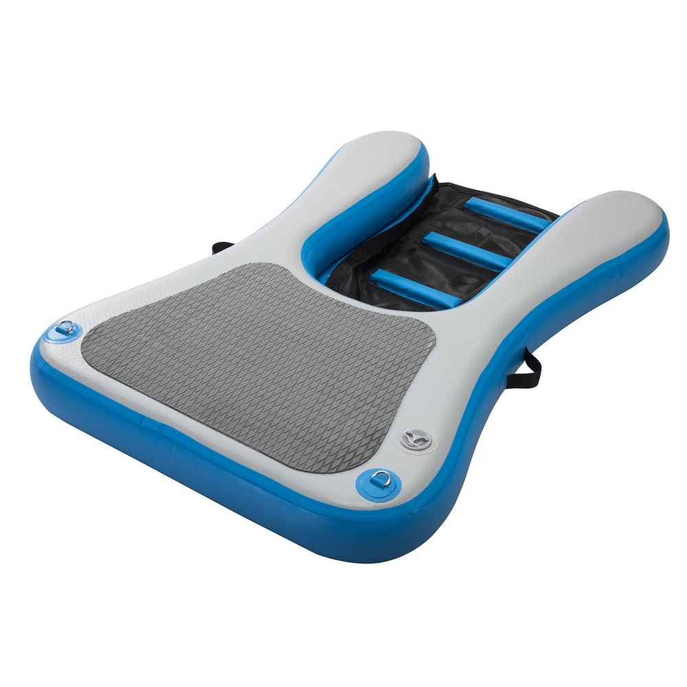 English Elm Inflatable Dog Water Ramp with Three Step Design for Pools Docks and Boats W2181P198558