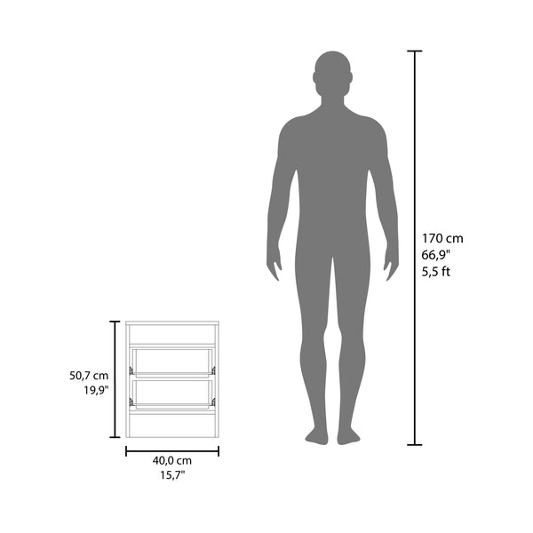 English Elm Eter Navy Blue Nightstand 19.9" High with Two Smooth-Glide Drawers and Open Shelf for Devices B200P378370