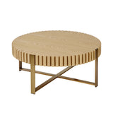 Handcraft Drum Coffee Table 31.5