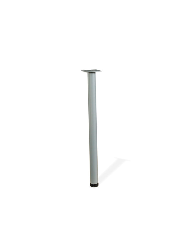 OSP Home Furnishings Pace Tables Post Leg Heavy Duty Powder Coated Support for Modern Commercial Interiors PAC-LEGPOST-MET
