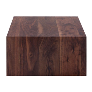English Elm 39.3*23.6*12 Walnut Wood Grain MDF Coffee Table - No-Assembly Luxury Side Table for Modern Living Room Elegance W1512P397347