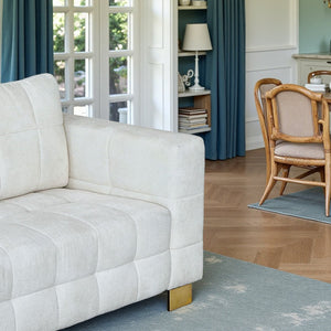 English Elm Fx-p54-1s-be2 Plush Accent Chair with Gold Legs Mid-century Modern Living Room Seat Beige W576S00210