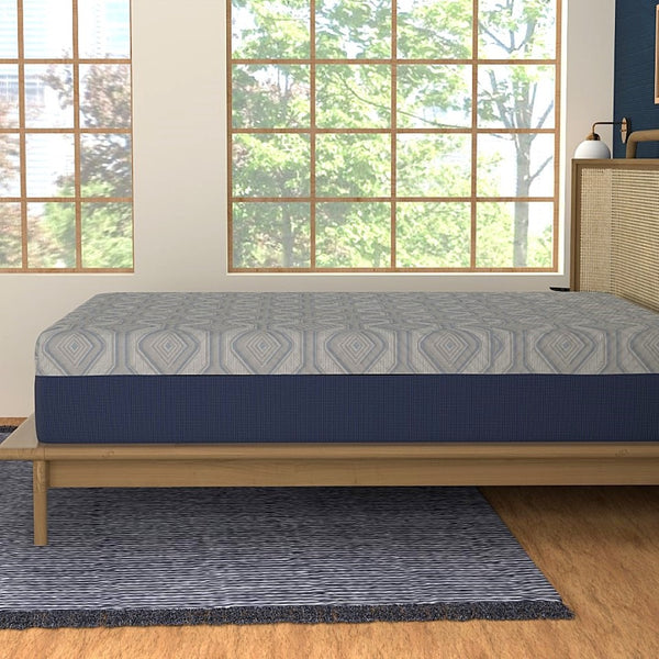 English Elm Symbol Isotonic 14" Hybrid Mattress - Cal King, Cooling Foam & Coil Support For Restful Sleep! B2707P329365-GIGA
