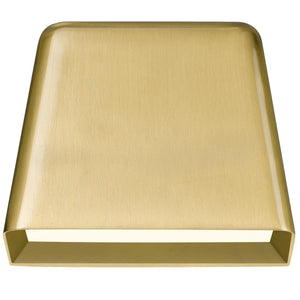 English Elm 5.5 Inch Aluminum Led Wall Sconce Dimmable Selectable Cct for Bath or Hallway Brushed Brass B370P416100