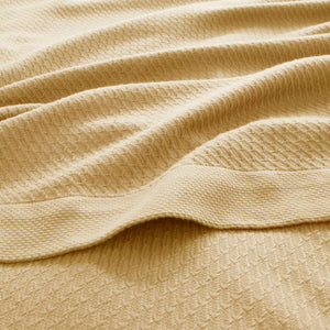 English Elm 1-piece King Cotton Woven Blanket Oeko-tex Certified Lightweight Layering Bedding B035P408329