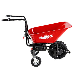 English Elm Wheelbarrow Electric 24v Brushless Motor 78l Steel Cart Forward Reverse Outdoor Hauler N727P171068R