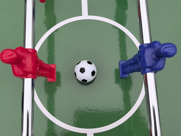 English Elm Soccer Foosball Table 4 Foot Mdf Build for Game Room Family Fun Indoor Play W1936P308767