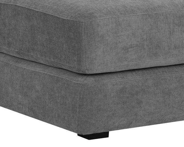 Sunpan Harmony Modular Sectional - Stylish, Contemporary Design for Ultimate Comfort and Versatile Spaces Armless Chair / Right Shelf - 49.25W x 35.75D x 27.5H