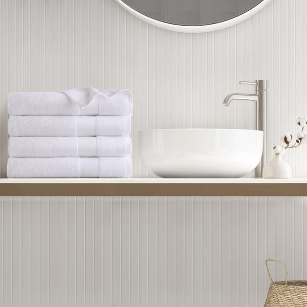 JLA Home Comfort Spaces - 500GSM Turkish Cotton Towel Set - Luxuriously Plush, 100% Long-Fiber, Fast-Dry, Oeko-Tex Certified Comfort AM73-0225